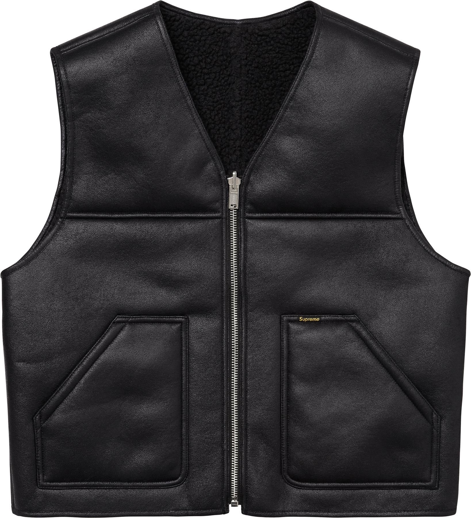 Reversible Faux Shearling Vest view 20